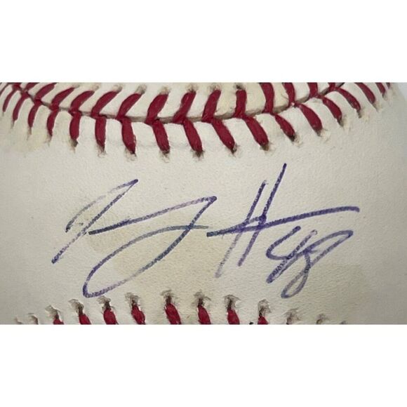 Tommy Hanson Autographed Rawlings OML Baseball With Display Case - Picture 3 of 9